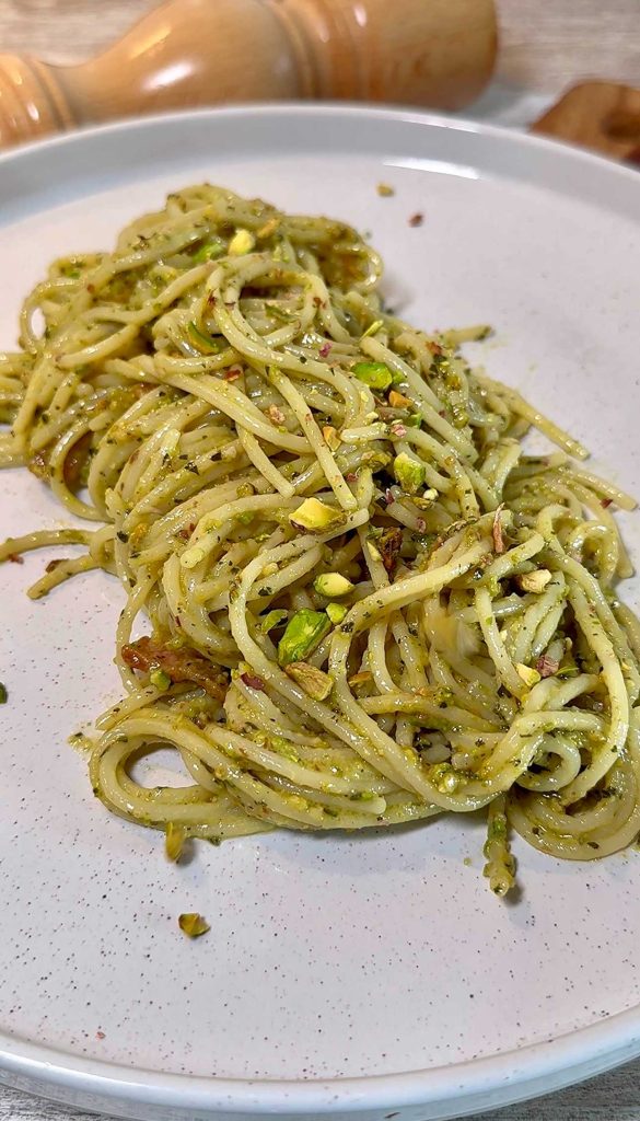 pesto de pistacho receta fácil